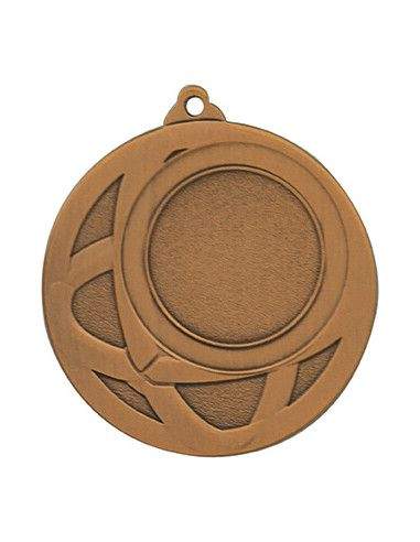 Medalla deportiva metálica