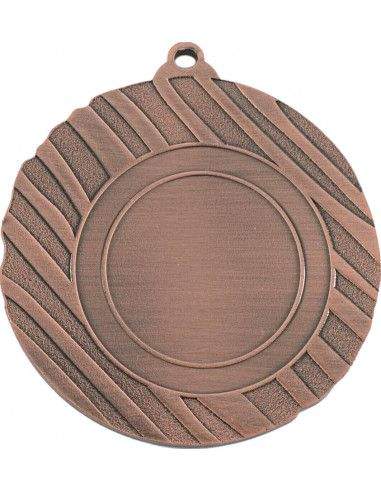 Medalla deportiva con rayas