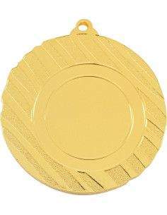 Medalla deportiva con rayas