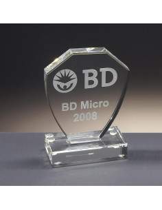 Mini escudo de cristal