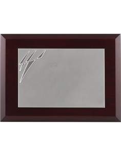 Placa de plata para homenaje