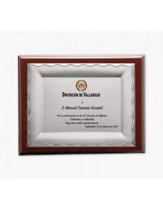 Placa homenaje con lámina...