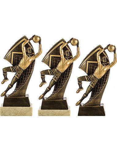 Trofeo para portero de fútbol