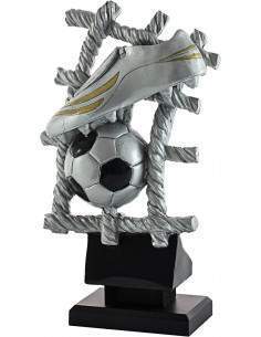 Trofeo con bota para fútbol