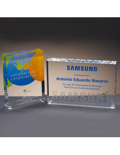 Placa de metacrilato